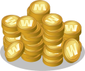 Amount of монеты