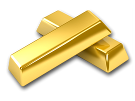 Amount of barras de ouro