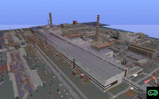 Minecraft Player recrée toute la carte de Tchernobyl '