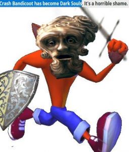 Crash Bandicoot é tão difícil quanto Dark Souls? não vamos brincar