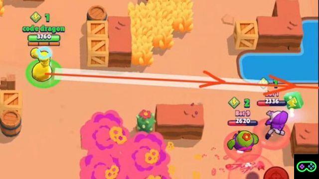 Brawl Stars prévisualise et guide le nouveau gadget de Piper. Analyse par balle guidée