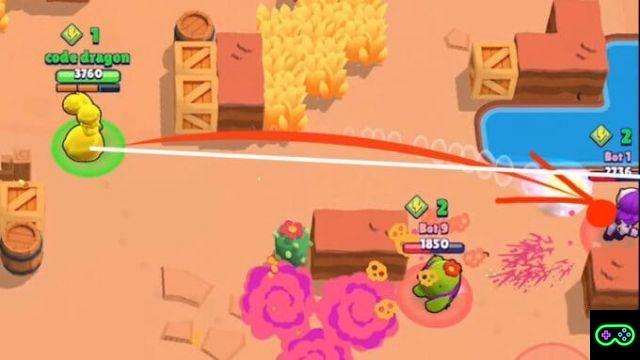 Brawl Stars visualiza e guia o novo Gadget de Piper. Análise de bala guiada