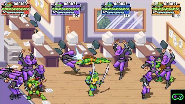 Shredder's Revenge, a scrolling fighting game of Ninja Turtles, revealed