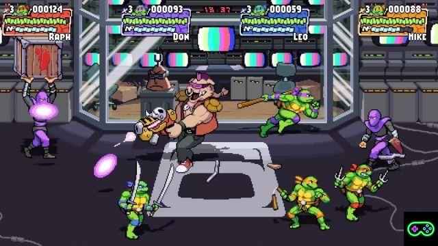 Shredder's Revenge, um jogo de luta de rolagem das Tartarugas Ninja, revelado