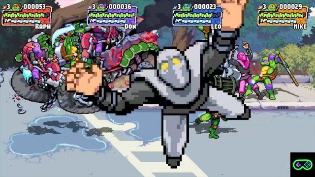 Shredder's Revenge, a scrolling fighting game of Ninja Turtles, revealed