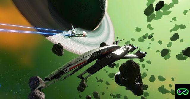 Mass Effect's Normandy flies to No Man's Sky