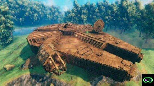 Quelqu'un a fait atterrir un Millennium Falcon à Valheim