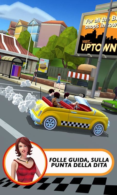 Crazy Taxi: City Rush trapaceia para obter gasolina grátis