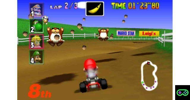 Hitting the wall for records? In Mario Kart 64 it happens