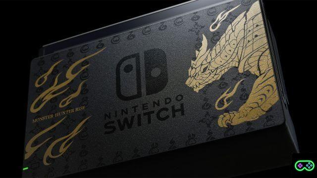 Nintendo Switch e Pro Controllers de Monster Hunter Rise são monstruosos