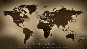 TEXTO: Morrowind: horários de início do servidor