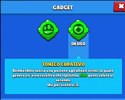 Brawl Stars: preview of Bombardino's new Healing Tonic Gadget