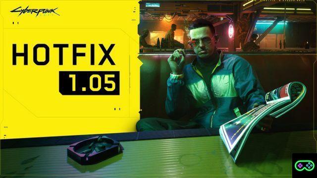 Cyberpunk 2077: patch 1.05 fixes other bugs and crashes