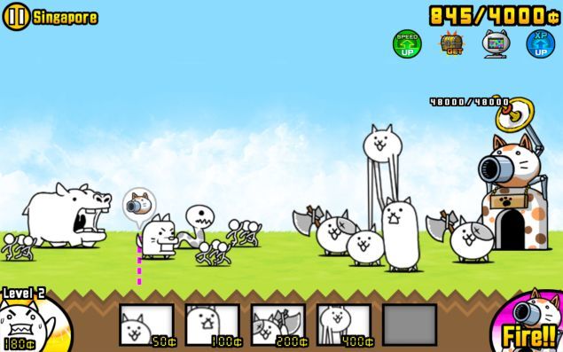 The Battle Cats cheats to unlock the Flower Cat and recover energy