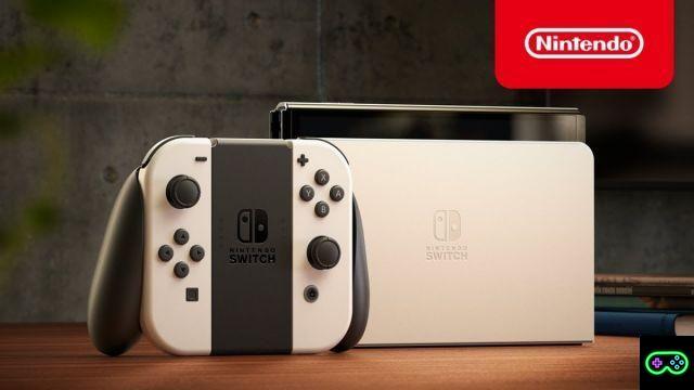 Here is the new Nintendo console: Nintendo Switch OLED (no PRO model)